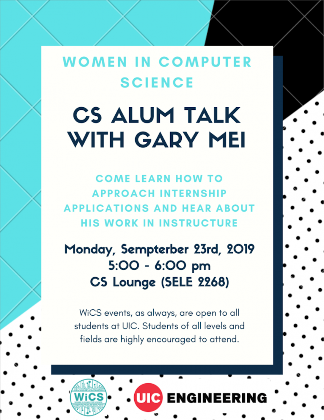 Gary CS Alum Talk Flyer
