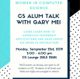 Gary CS Alum Talk Flyer